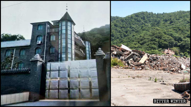 杭州市の三自教会が5月12日に取り壊された。