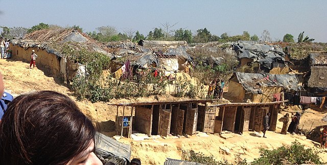 バングラディッシュにあるロヒンギャの難民キャンプ。写真：外務・英連邦省（Open Government Licenseを介して公開）