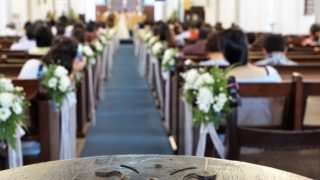 教会での結婚式