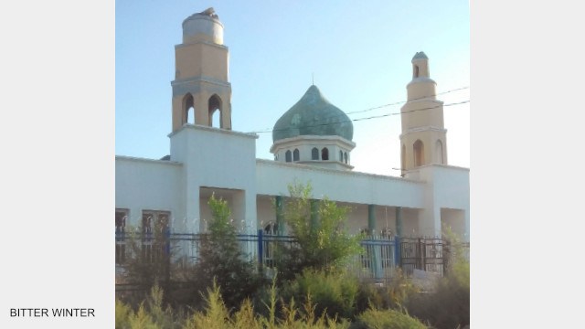 当局が娯楽施設への転用を計画している石河子市のモスク。