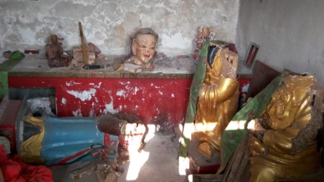 祖師廟の仏像は破壊された