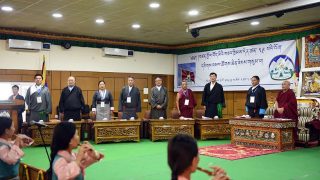 ダラムサラで行われた第3回特別総会の開会式。チベット政策提言機関提供。