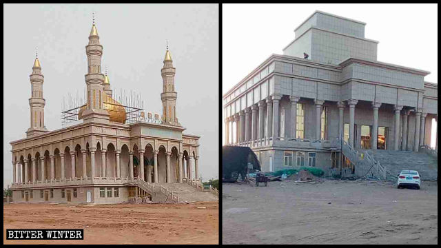 定辺県のモスクは政府の命令で「変換」された。