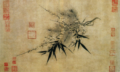 歳寒三友、松竹梅 Bitter Winter (日本語) - 中国における信教の自由の迫害と人権に関する雑誌。松と竹は寒中にも色褪せず、また梅は寒中に花開く。これらは「清廉潔白・節操」という、文人の理想を表現したものと認識された。